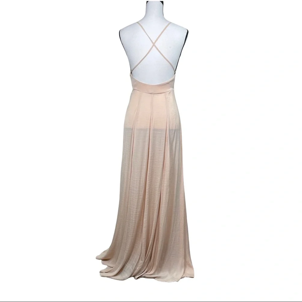 CXM for Urban Outfitters Pale Blush Maxi Dress - Picture 2 of 10